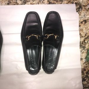 Gucci Men’s Black Leather Horsebit Driver